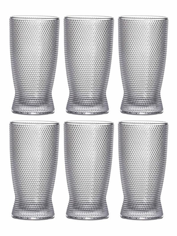 6 pcs Juice Glass Tumbler Set  360ml
