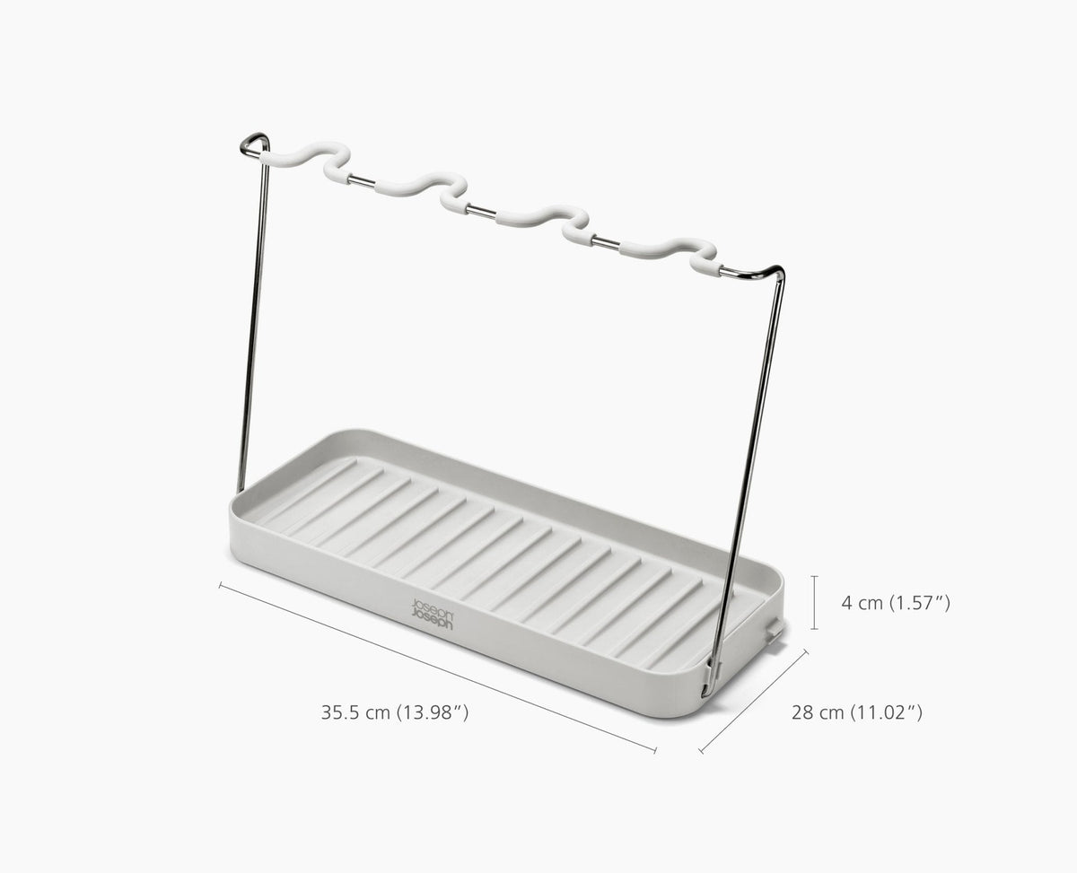 Joseph Joseph DrySmart wine glass drying rack base collecting excess water