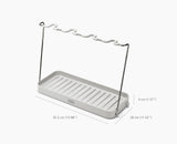 Joseph Joseph DrySmart wine glass drying rack base collecting excess water