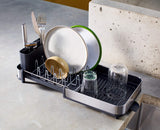 Joseph Joseph Extend Slim Steel dish rack adjustable draining spout close-up, Homelux Kenya