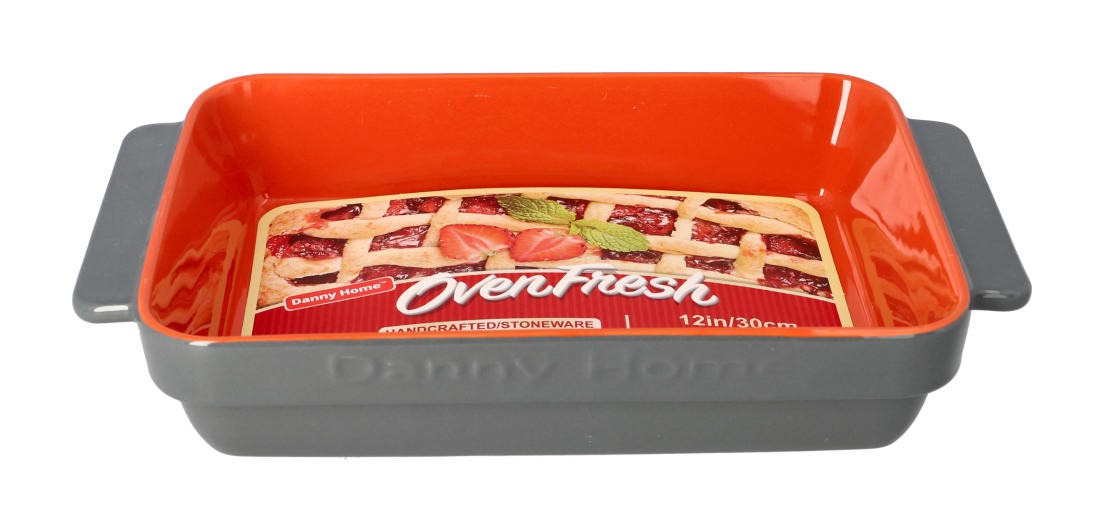 Danny Home Oven Fresh Baking Dish | Ceramic Oven-to-Table Serving Dish