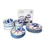 Danny Home Floral Ceramic Dinner Set 24pcs | Elegant Ceramic Tableware