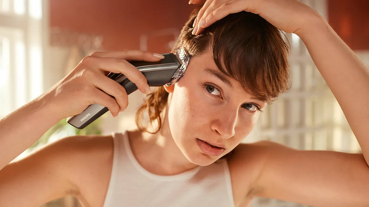 Philips 5000 Series Cordless Hair Clipper - 90 Min Runtime, 28 Length Settings, Trim & Flow Pro, Turbo Mode