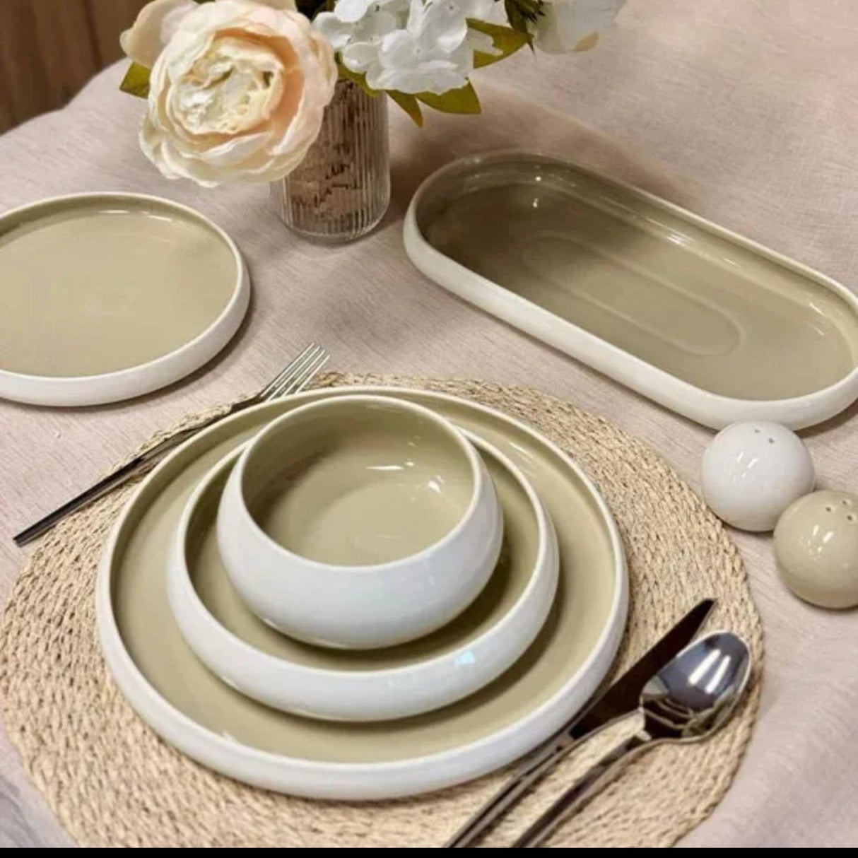 27pcs European Double Glaze Porcelain Dinner Set | Elegant Luxury Tableware in Kenya