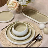 27pcs European Double Glaze Porcelain Dinner Set | Elegant Luxury Tableware in Kenya