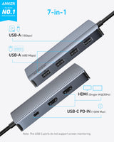 Anker 7-in-1 hub dual HDMI