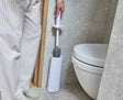 Joseph Joseph Flex 360 toilet brush in gloss white with holder, sold in Kenya by Homelux Kenya
