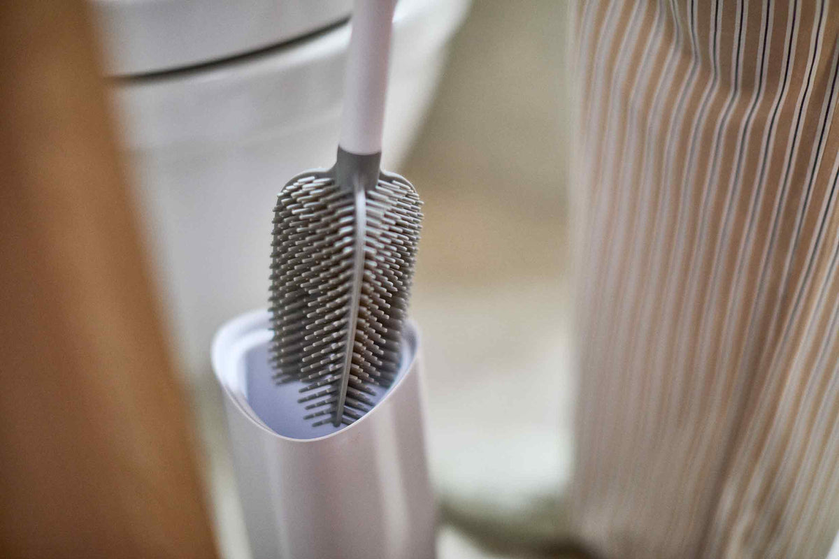 Joseph Joseph Flex 360 toilet brush cleaning inside a toilet bowl, Homelux Kenya