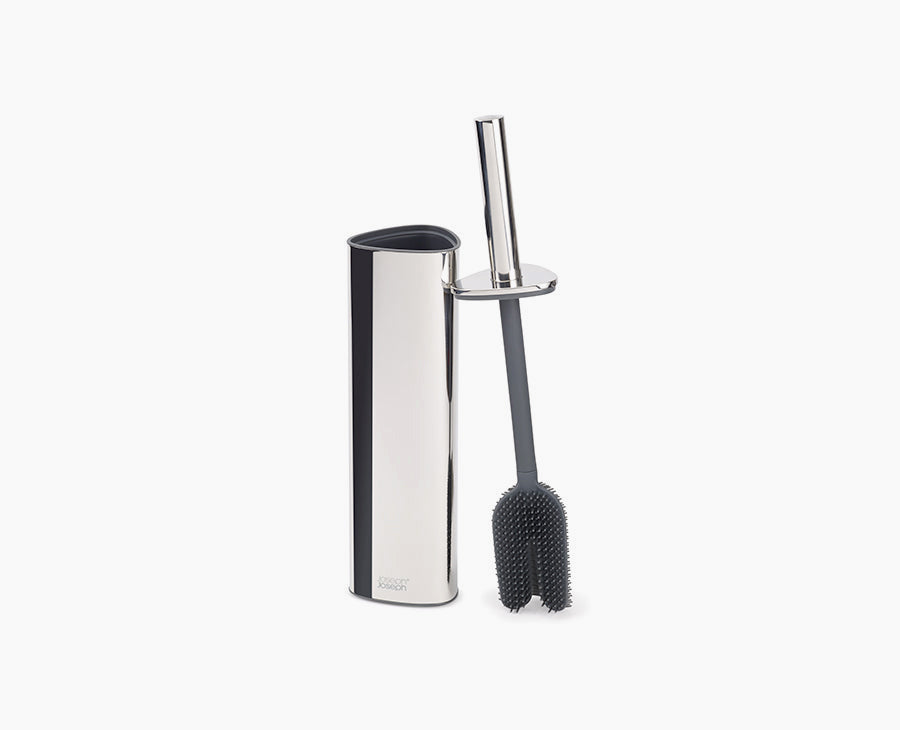 Joseph Joseph Flex 360 Luxe toilet brush with stainless steel holder, sold in Kenya by Homelux Kenya