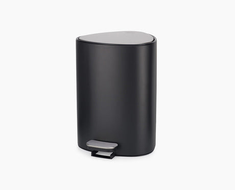 Joseph Joseph EasyStore 5L pedal bin in matt black, sold in Kenya by Homelux Kenya
