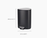 Joseph Joseph EasyStore 5L pedal bin dimensions diagram