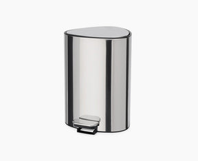 Joseph Joseph EasyStore Luxe 5L pedal bin in polished stainless steel, sold in Kenya by Homelux Kenya