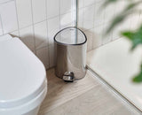Joseph Joseph EasyStore Luxe 5L pedal bin fitted into a bathroom corner, Homelux Kenya