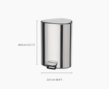 Joseph Joseph EasyStore Luxe 5L pedal bin dimensions diagram, Homelux Kenya
