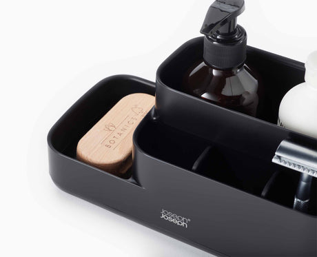 Joseph Joseph EasyStore bathroom caddy top view showing compartments