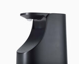 Joseph Joseph Slim Compact soap pump in matt black on a kitchen sink ledge, Homelux Kenya