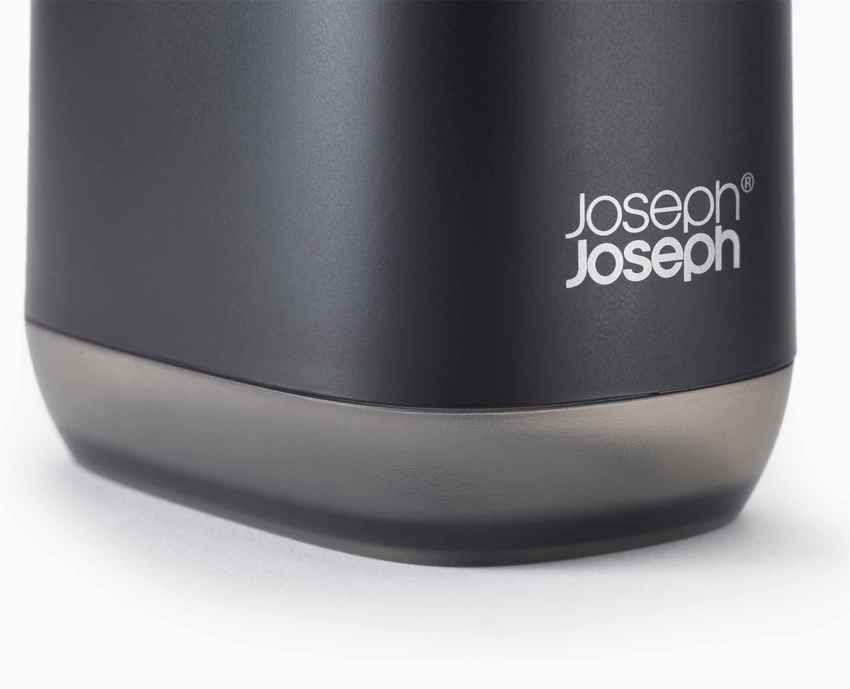 Joseph Joseph Slim Compact soap pump in matt black separated into parts for recycling, Homelux Kenya