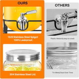 Double Glass Juice dispensers