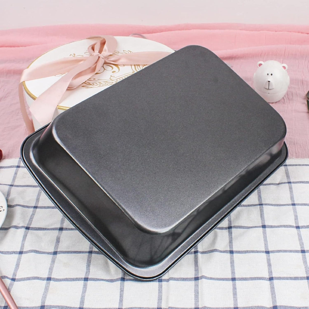 Rectangle Baking Pan 33 × 23 cm | Non-Stick Oven Cake & Casserole Pan in Kenya