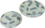 Danny Home 18-Piece Porcelain Dinner Set | 6 Dinner Plates, Dessert Plates & Deep Plates