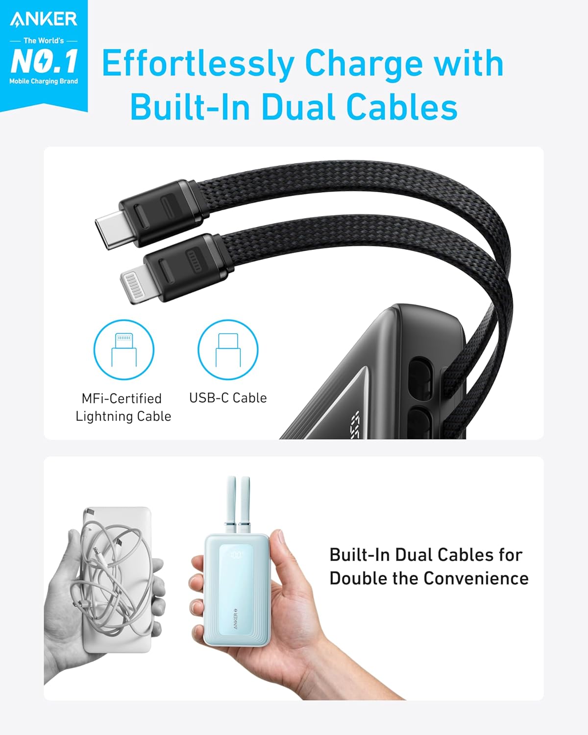Anker Zolo 10K charging four devices