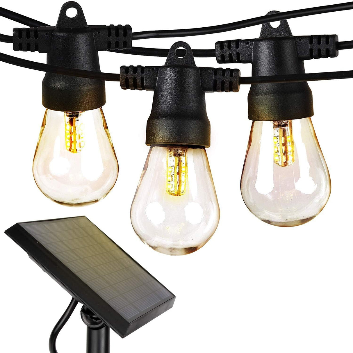 7M 10-Bulb Solar Powered String Lights – Waterproof LED Outdoor Patio, Garden & Balcony Lights – Energy-Efficient Decorative Lighting for Home, Wedding, Events | Buy in Kenya
