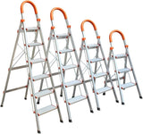 Multipurpose heavy-duty foldable fiberglass ladder