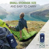 Sleeping pads with pillow and Air foot pump