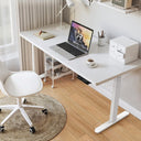 Electric Height Adjustable Sit-Stand Desk with Memory | Power Lift Computer & Laptop Desk for Home & Office