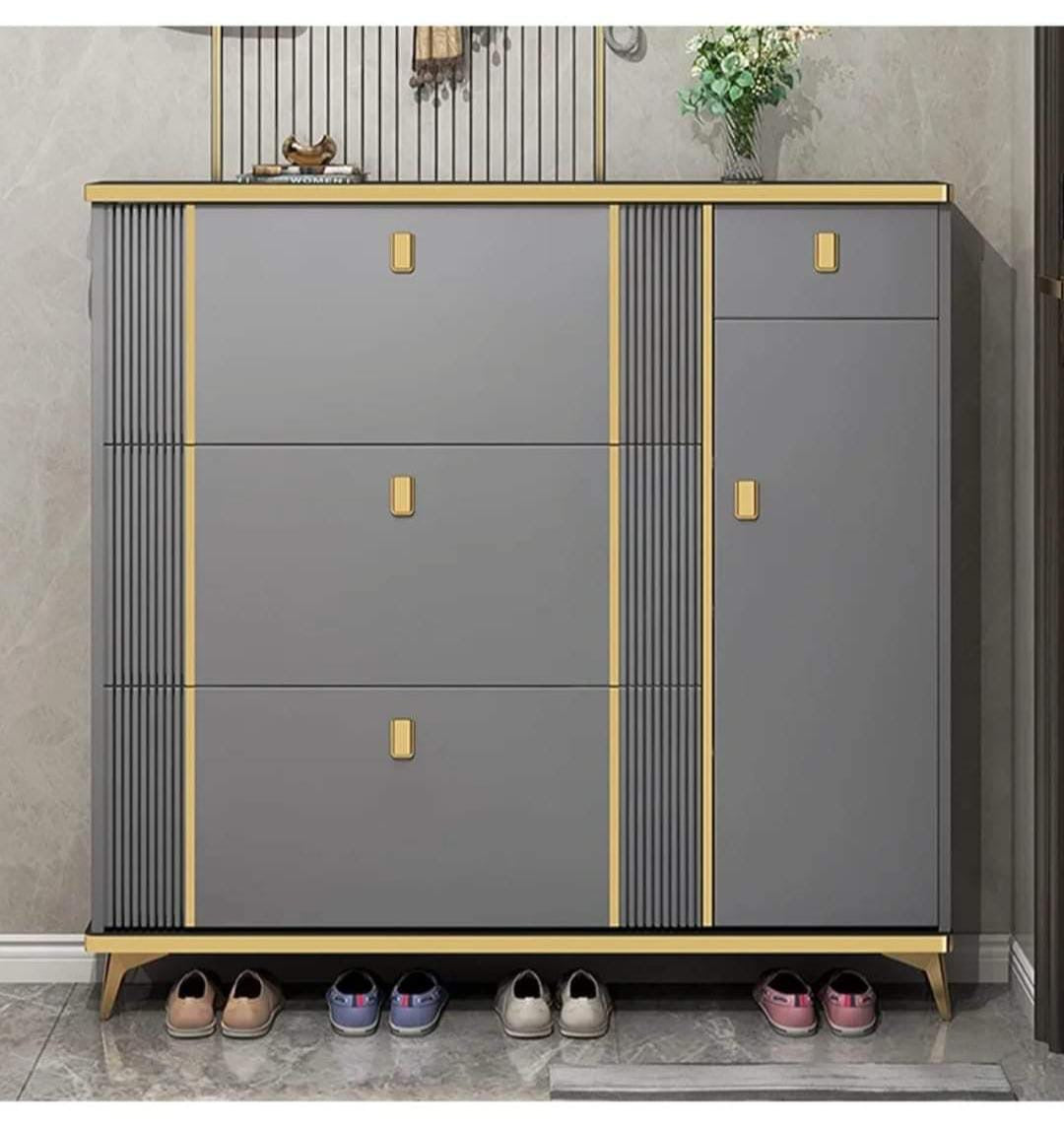 Modern Flip Bucket Shoe Cabinet Vertical Entryway Shoe Rack Organizer for Hallway, Apartment, Home | Space-Saving Hall Shoe Storage | Buy in Kenya