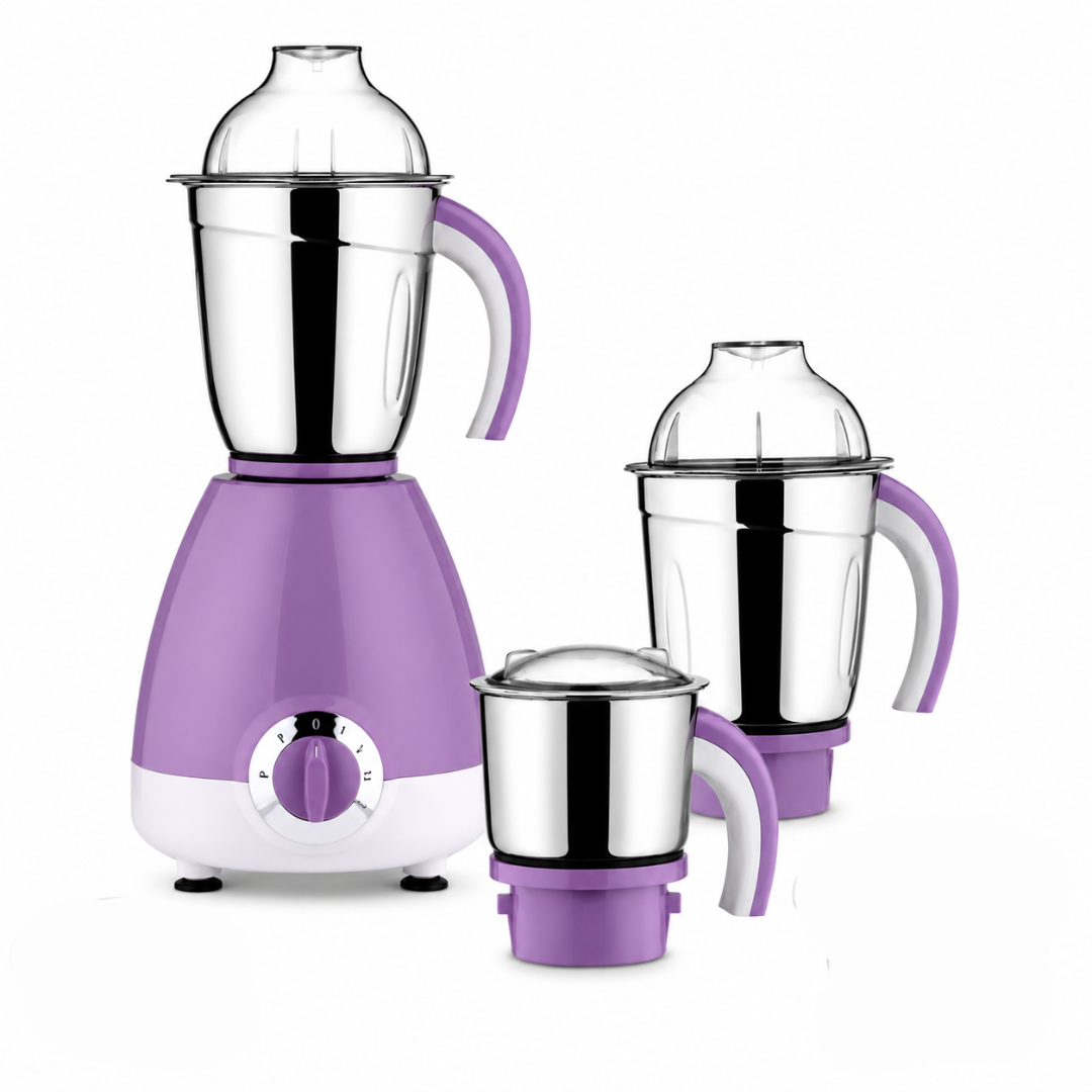 Philips Mixer Grinder 600W - 3 Stainless Steel Jars, Grinding Blades, Stirrer & Overload Protector for Wet & Dry Grinding