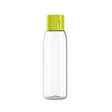 Joseph Joseph Dot hydration-tracking water bottle in green, 600 ml capacity.