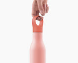 The coral 500 ml bottle with its leakproof cap unscrewed.