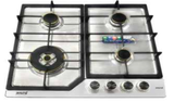 Bolesi BLS-ML-8403G Built-in Gas Hob 4 Burner Stainless Steel 60cm Kenya | Golden Diamond Series, 560x480mm Cut-out, 1 Year Warranty