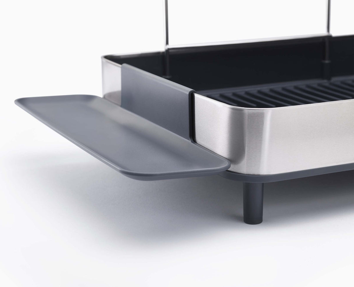 Joseph Joseph Excel dish rack movable cutlery drainer close up