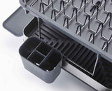 Joseph Joseph Excel dish rack raised rib drip tray detail