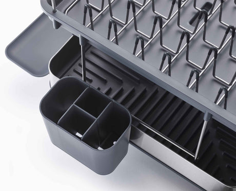 Joseph Joseph Excel dish rack raised rib drip tray detail