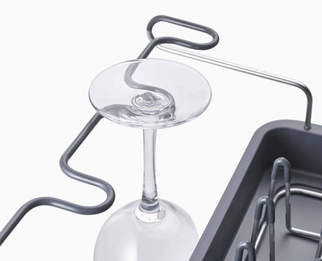 Joseph Joseph Excel 2-tier dish rack on a kitchen counter