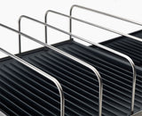 Joseph Joseph Extend Max stainless steel expandable dish rack rails holding a chopping board, Homelux Kenya