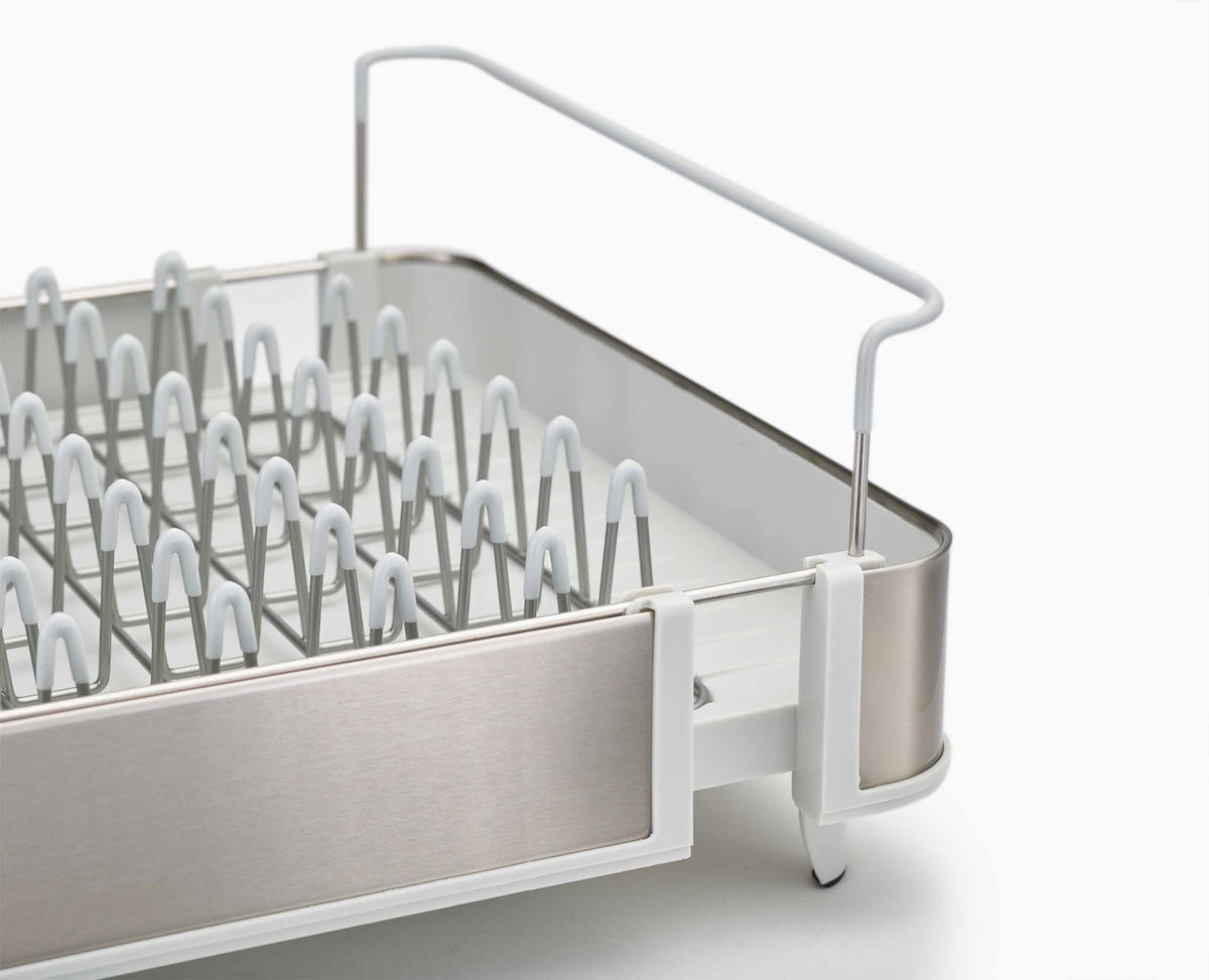 Joseph Joseph Extend Steel dish rack cutlery drainer with knife slot