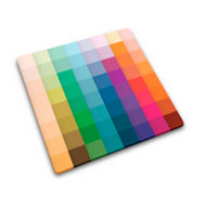 Joseph Joseph Worktop Saver Colour Blocks toughened glass chopping and serving board.
