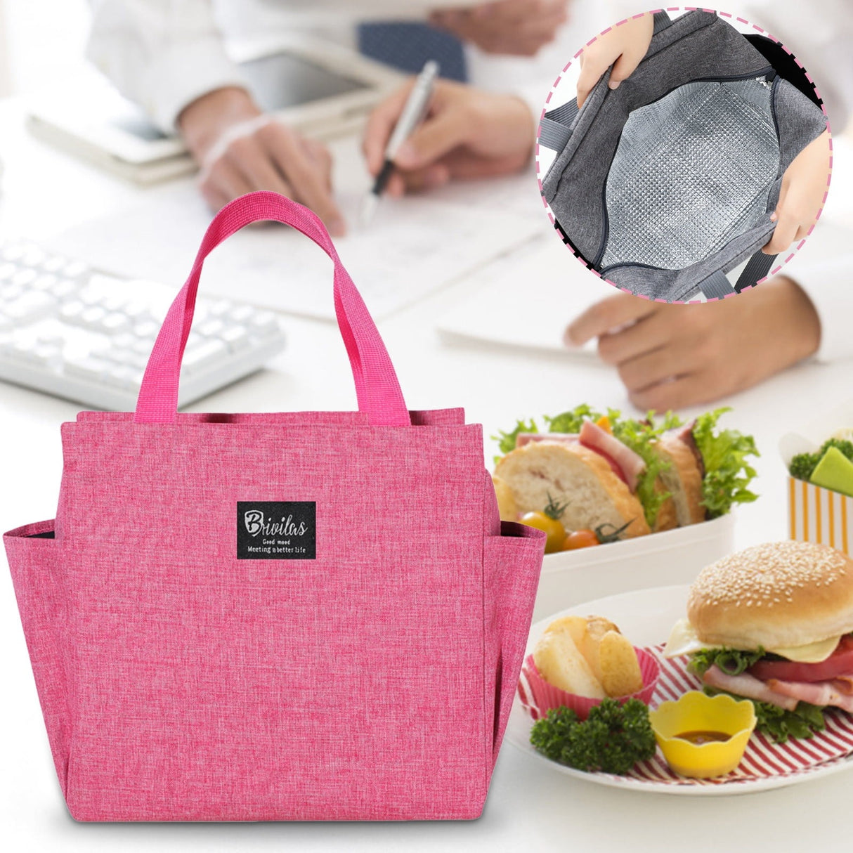 Large Capacity Thermal Cooler Bag – Waterproof Food & Drink Carrier