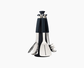Joseph Joseph Elevate Steel 6 piece utensil set with rotating carousel, sold in Kenya by Homelux Kenya