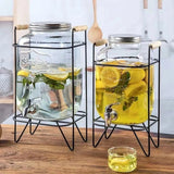 Glass Juice Dispenser with Stand & Tap  5L & 8L | Homelux Kenya
