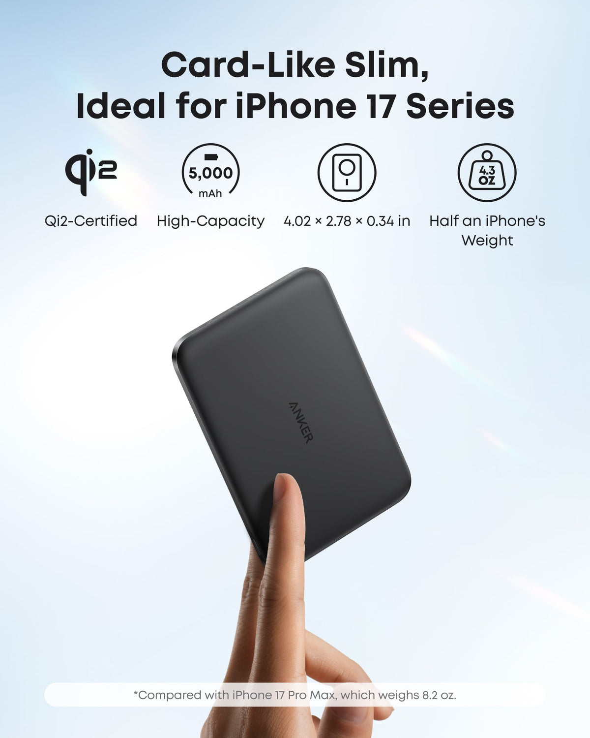 Anker Nano 5K MagGo Slim 8.6mm thin
