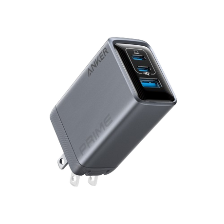 Anker Prime Charger 100W GaN 3 Port Silver