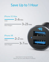 Anker PowerDrive 2 Alloy Car Charger 24W Black