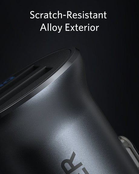 Anker PowerDrive 2 Alloy Car Charger 24W Black