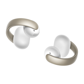 Soundcore AeroClip open-ear earbuds Champagne Mist