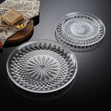 Acrylic round clear tray